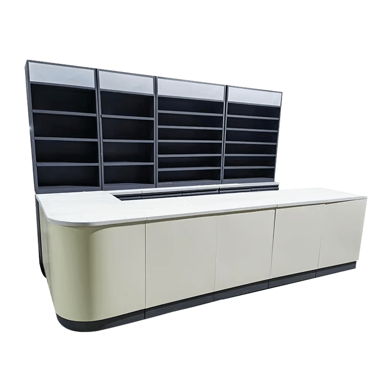 대용량 수납 편의점 계산대 진열대